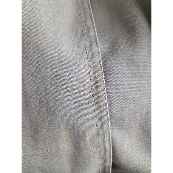 Vintage Towne London Fog Trench Coat Double Breasted Classic Size10 Belted Lined - Picture 11 of 13